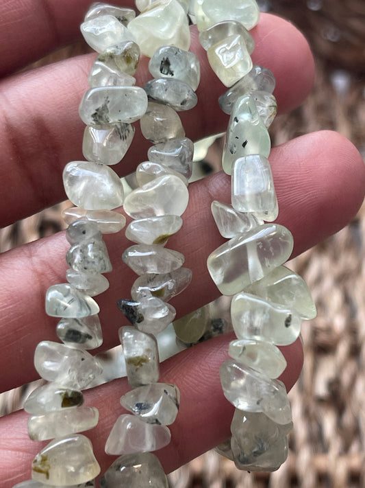 Prehnite Chip Necklace from Pure Energy Crystals 