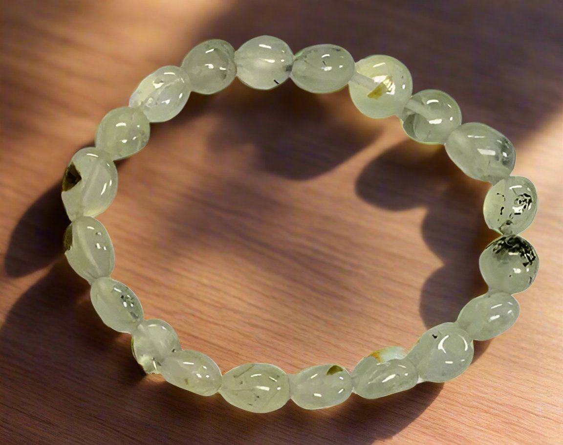 Prehnite Nugget Bracelet