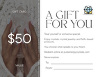 Pure Energy Crystals Gift Card $50