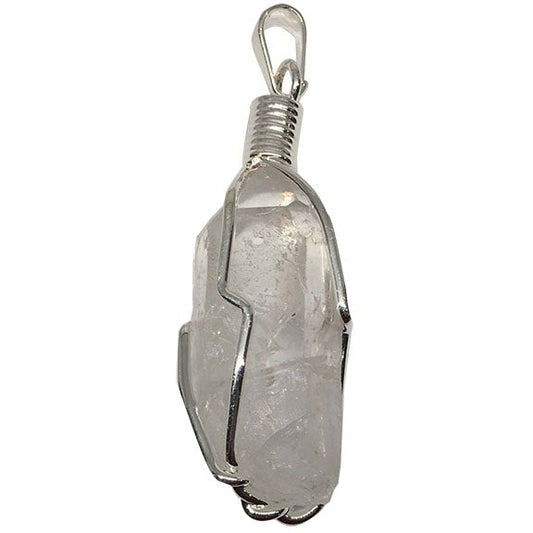 Quartz Point Wire Wrapped Pendants