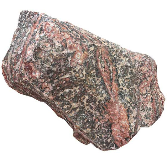 Red Leopard Skin Jasper Lapidary Rough