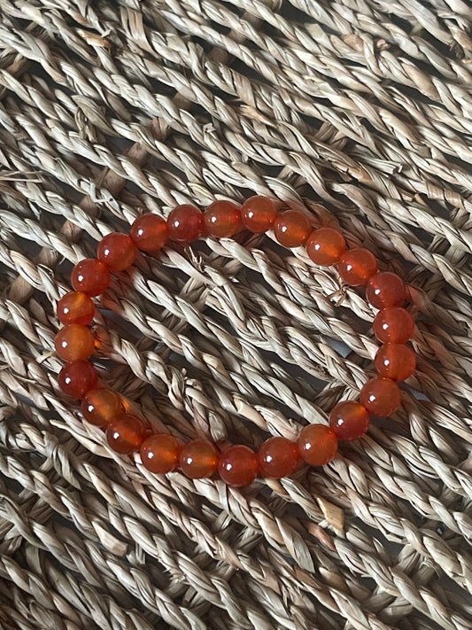 Red Agate Carnelian Bracelet In Florida Pure Energy Crystals 