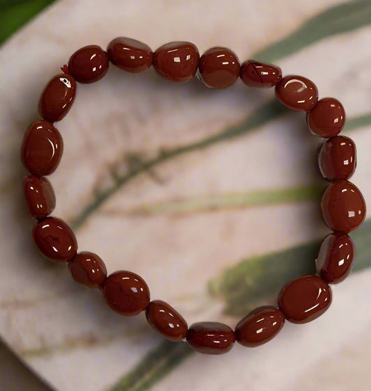 Red Jasper Nugget Bracelets