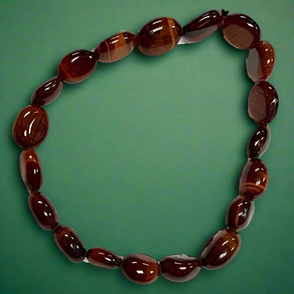 Red Tigers Eye Nugget Bracelets