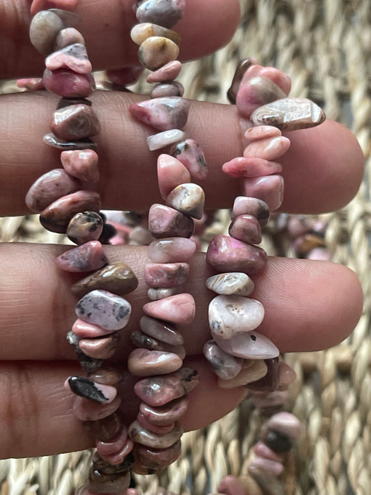 Rhodonite Necklace From Pure Energy Crystals 