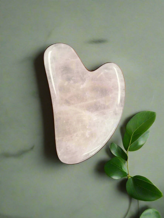 Rose Quartz Guasha Stone