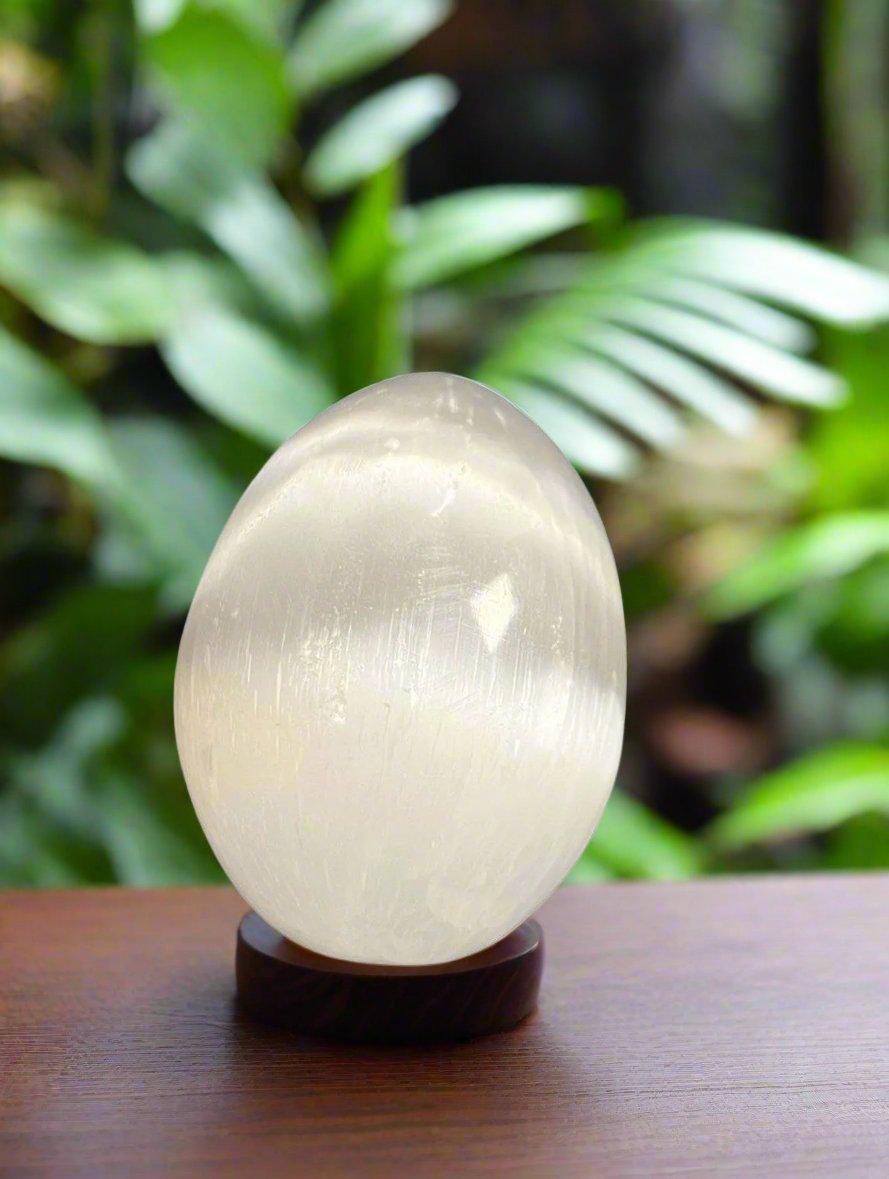 Selenite Crystal Egg