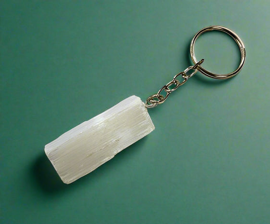 Selenite Keychains