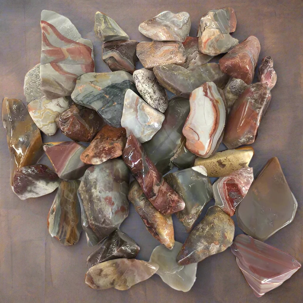 Tumbled Polished Sarape Jasper