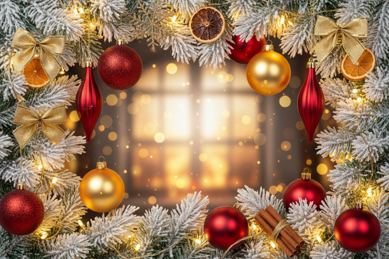 beautiful background, Christmas themed 