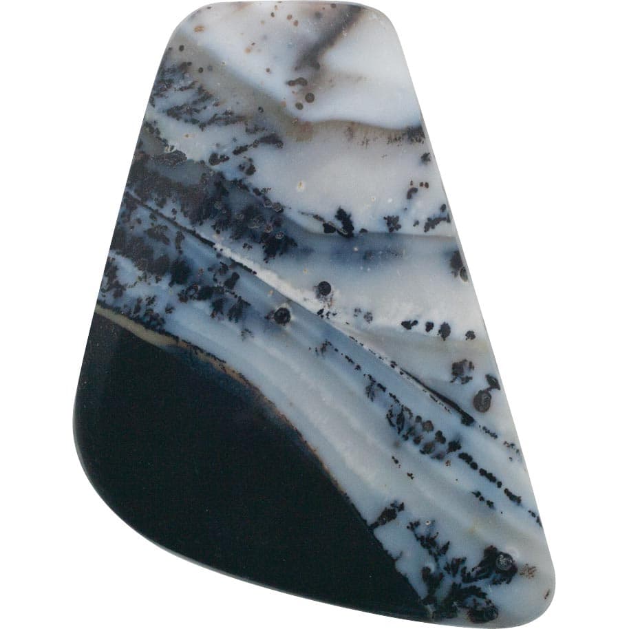 Blue Dendritic Agate Cabochons