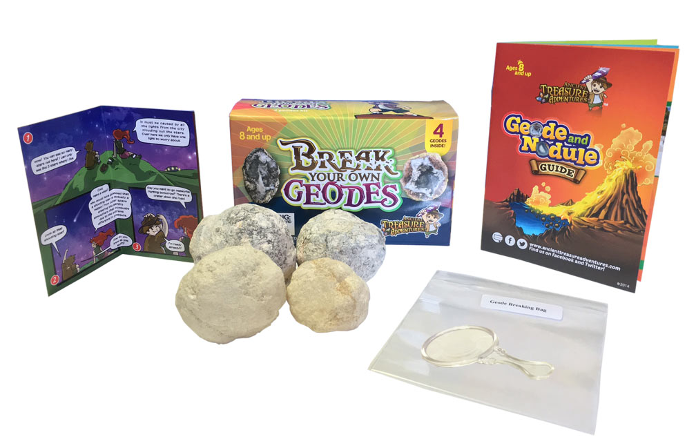 Break Your Own Geodes Kit 4 Geodes