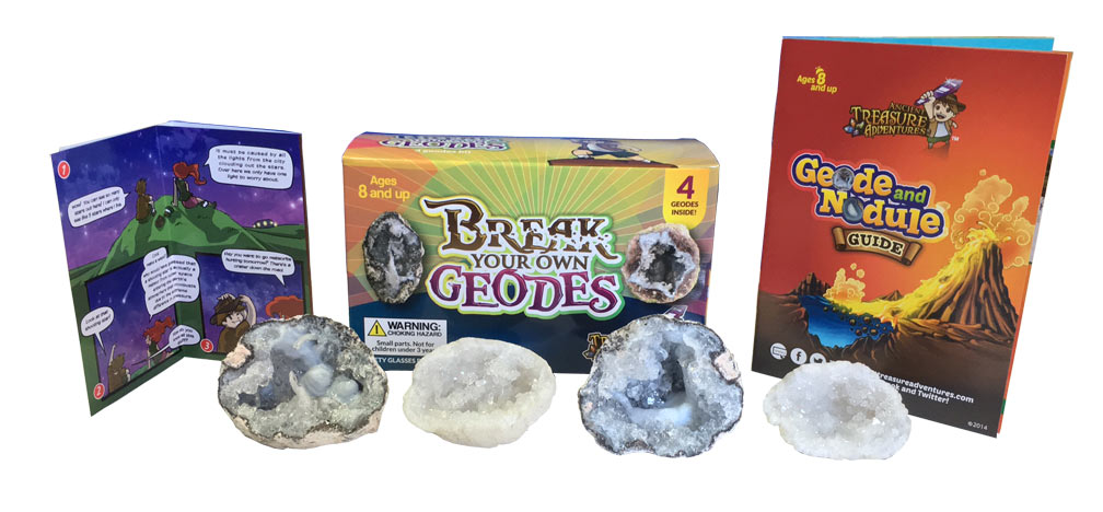 Break Your Own Geodes Kit 4 Geodes