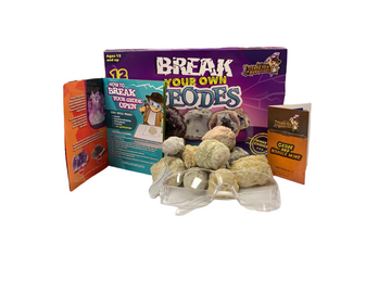 Break Your Own Geodes High Quality Kit 12 Whole Geodes