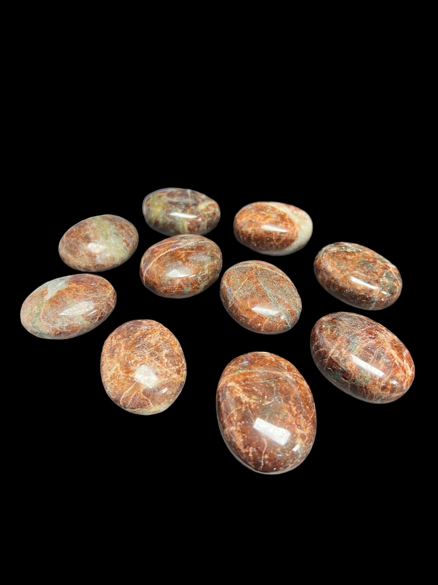 Garnet Palm Stones