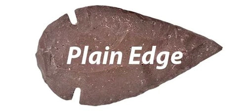 Hickoryite or Jasper Plain and Serrated Edge Arrowheads