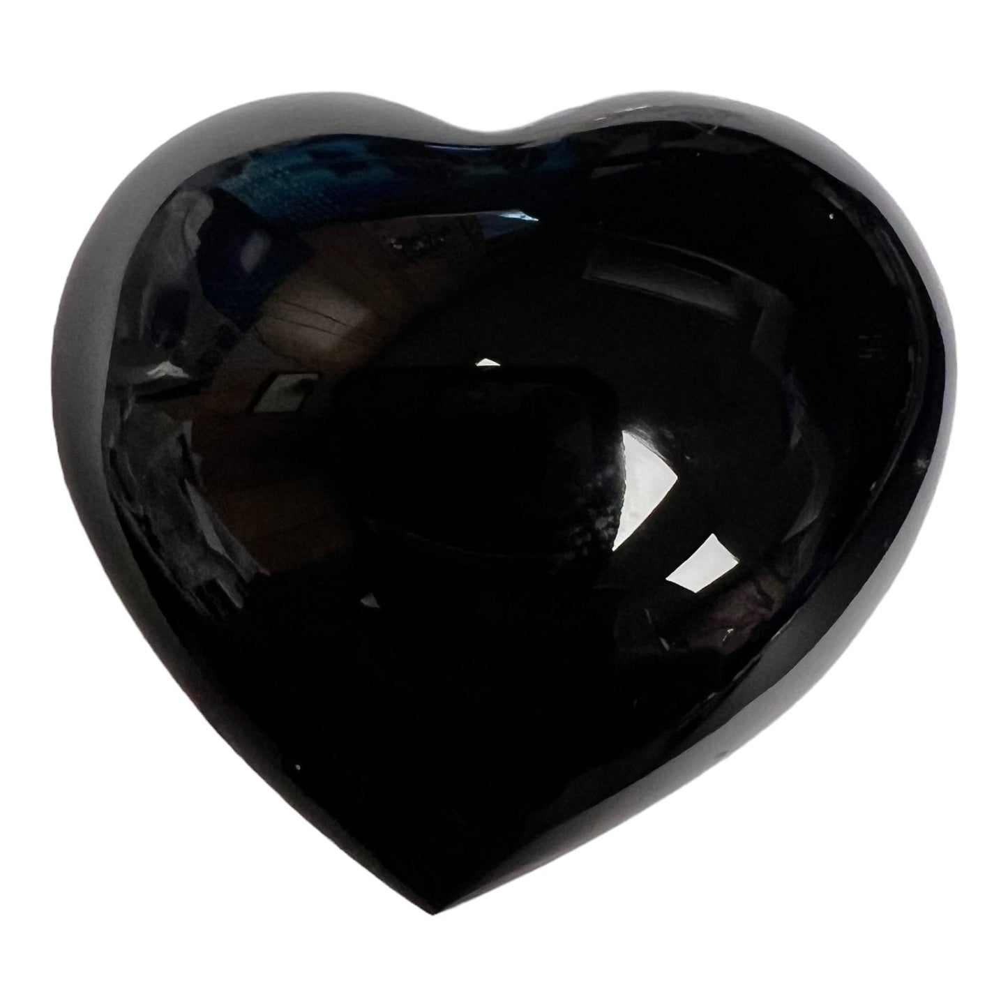 Obsidian Polished Hearts