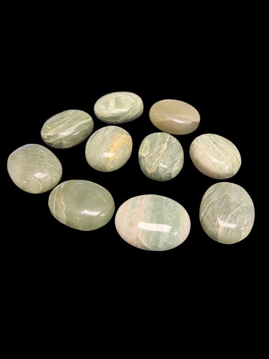 Green Aventurine Palm Stones