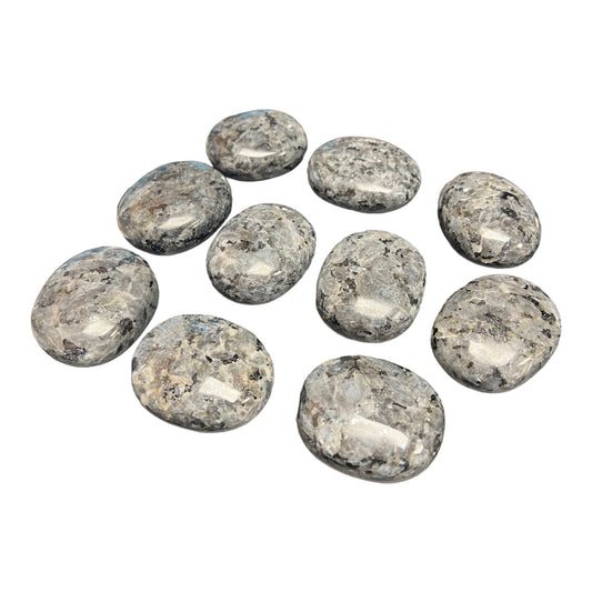 Larvakite Norwegian Moonstone Palm Stones