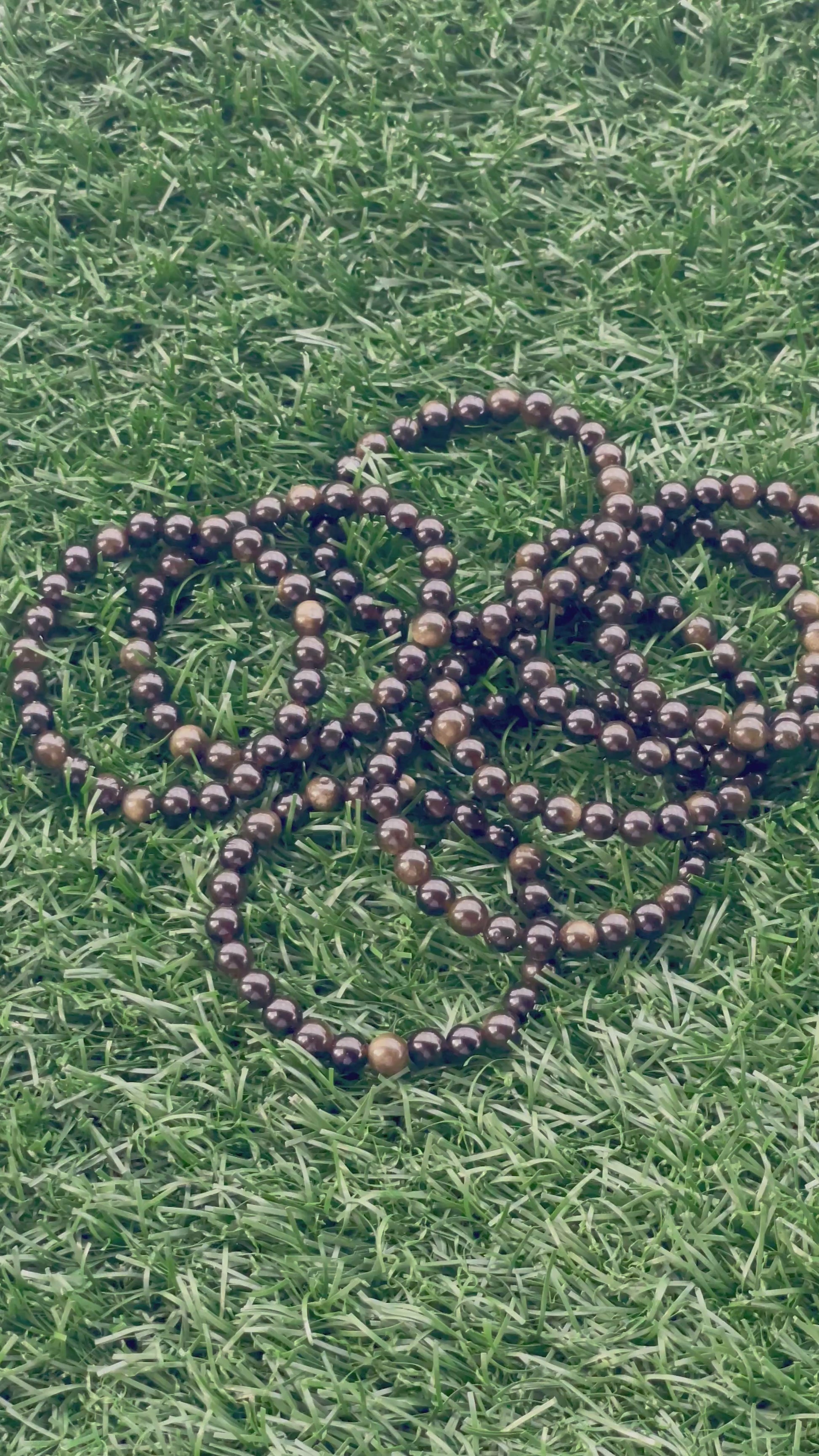 Gold Sheen Obsidian Bracelets Video