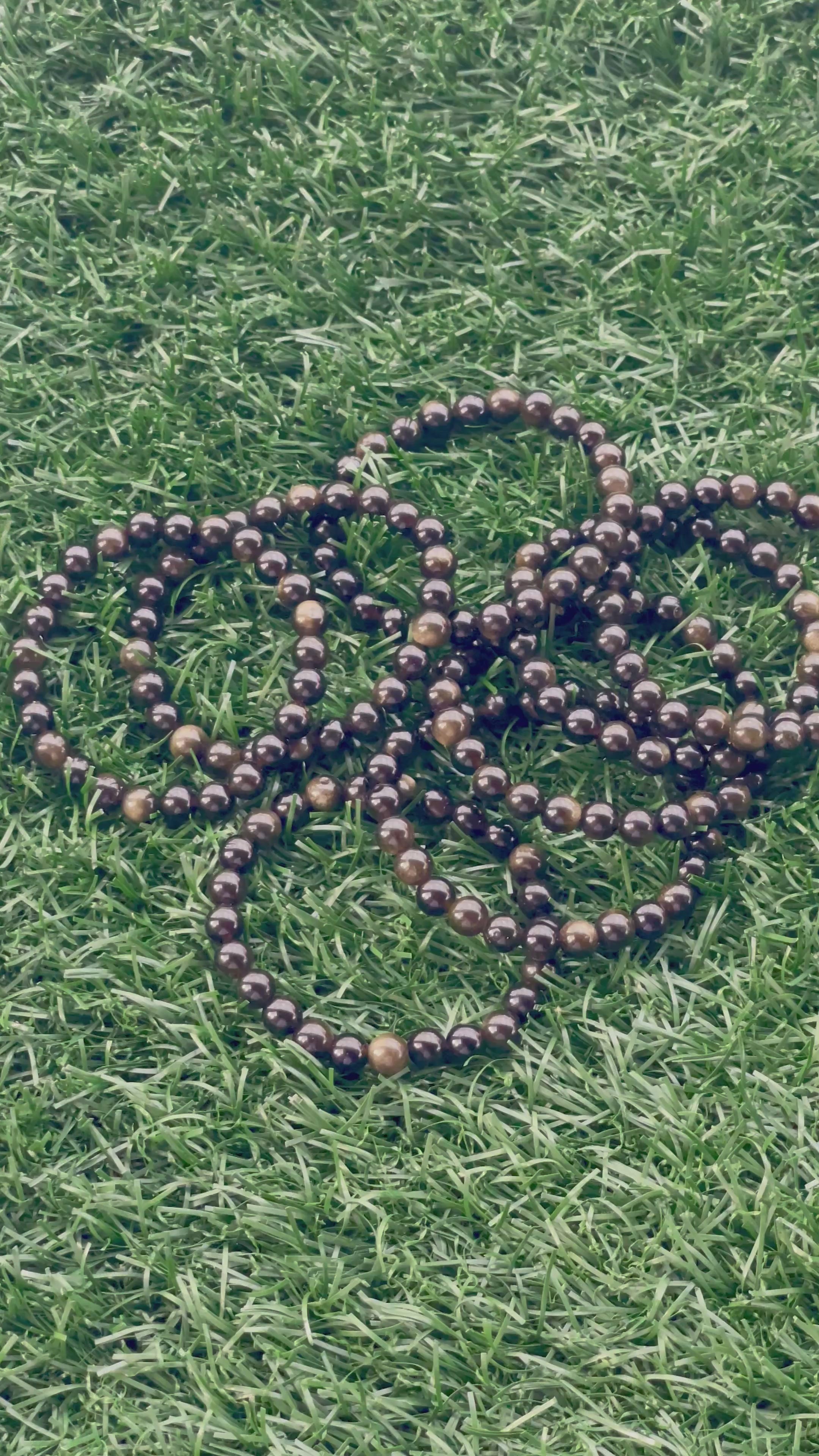 Gold Sheen Obsidian Bracelets Video