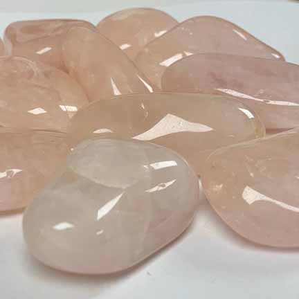 Rose Quartz Tumbled Polished Stones