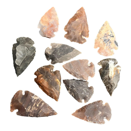 Agate Plain Edge Bulk Arrowheads