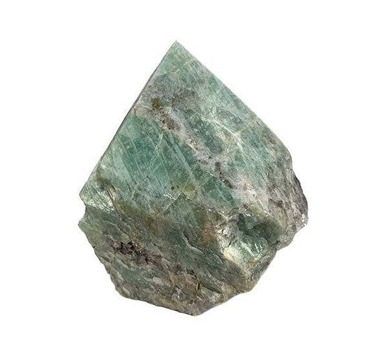 Amazonite Polished Points with a Flat Base