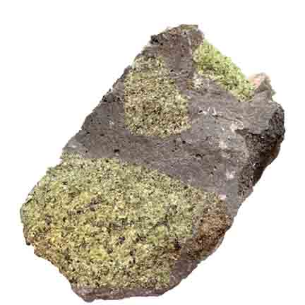 Peridot in Basalt Rough Specimens