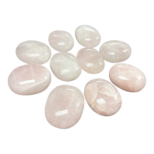 Rose Quartz Palm Stones