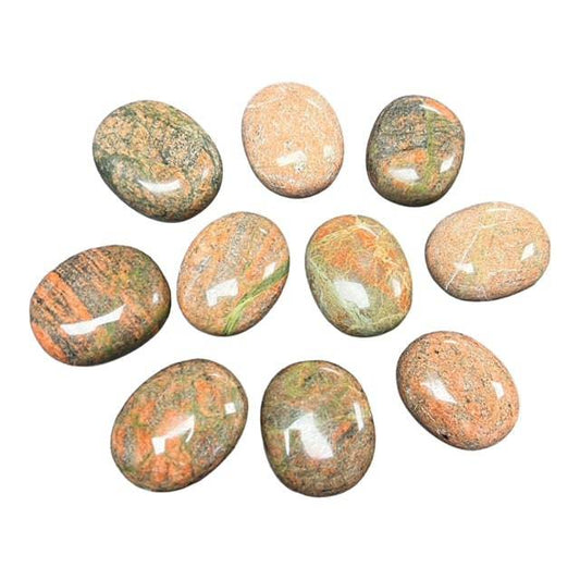 Unakite Palm Stones