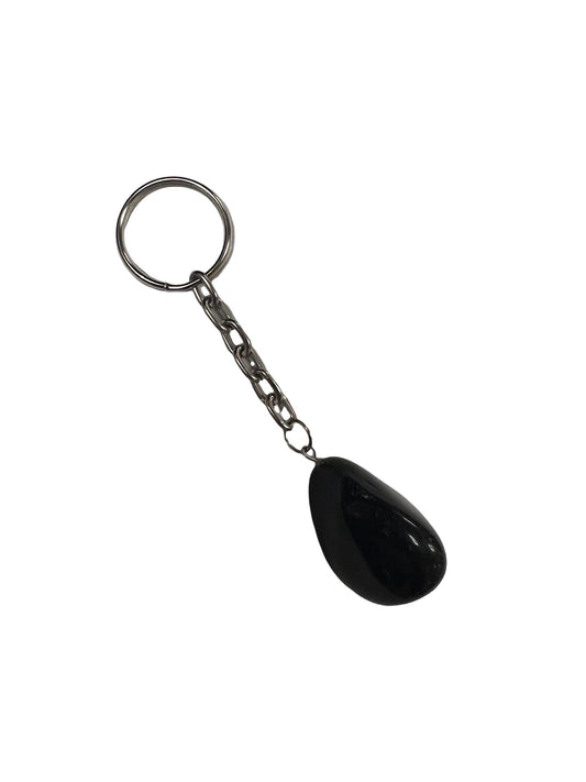 Obsidian Tumbled Polished Keychains