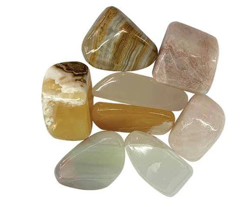 Onyx Tumbled Stones Mixed Colors