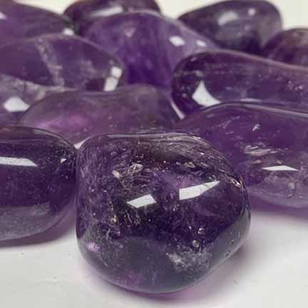 Amethyst Tumbled Polished Stones