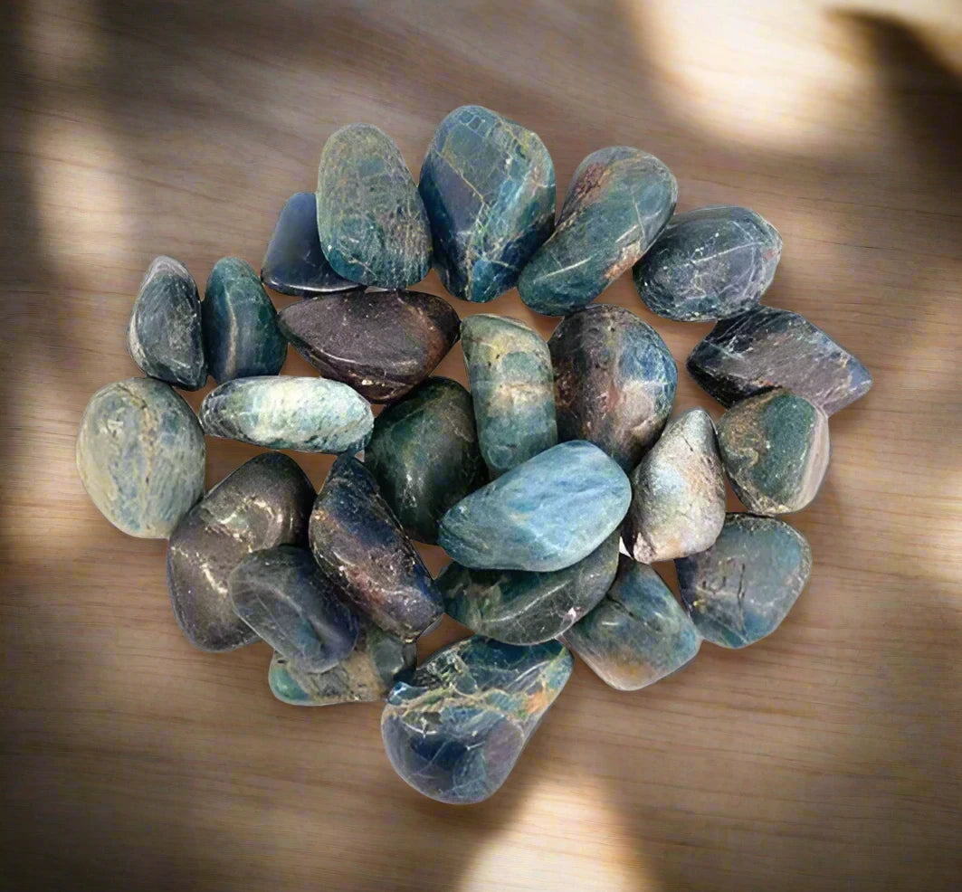 Apatite B Grade Tumbled Polished Stones