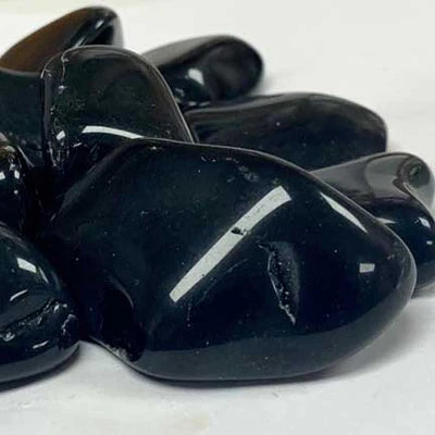 Black Obsidian Tumbled Polished Stones