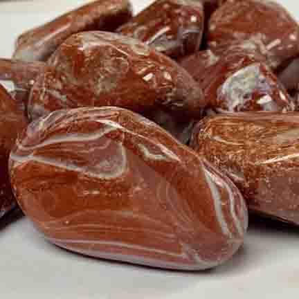 Red Canyon Jasper Tumbled Polished Stones