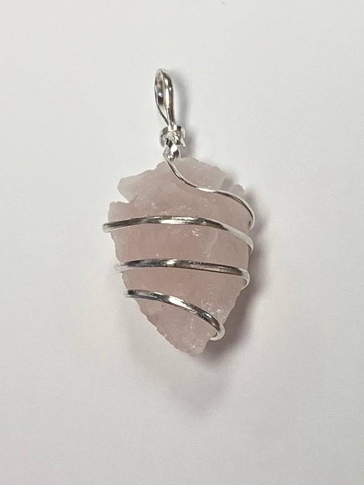 Arrowhead Silver Plated Wire Wrapped Pendants