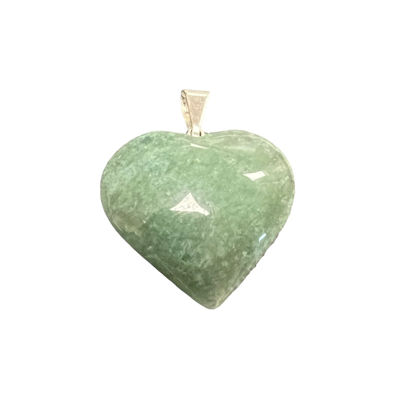 Crystal Heart Bail Pendants Approx 1 Inch Diameter