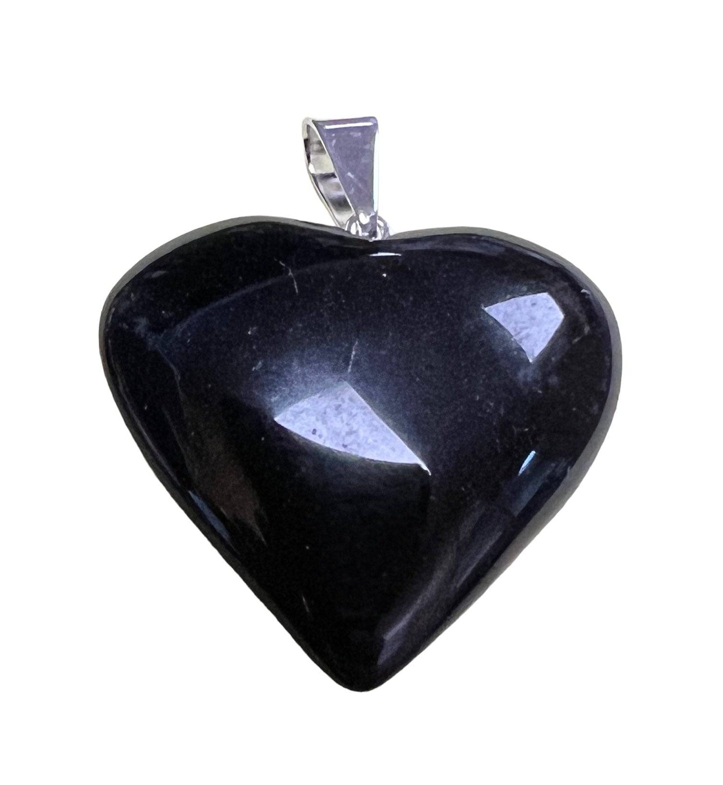 Crystal Heart Bail Pendants Approx 1 Inch Diameter