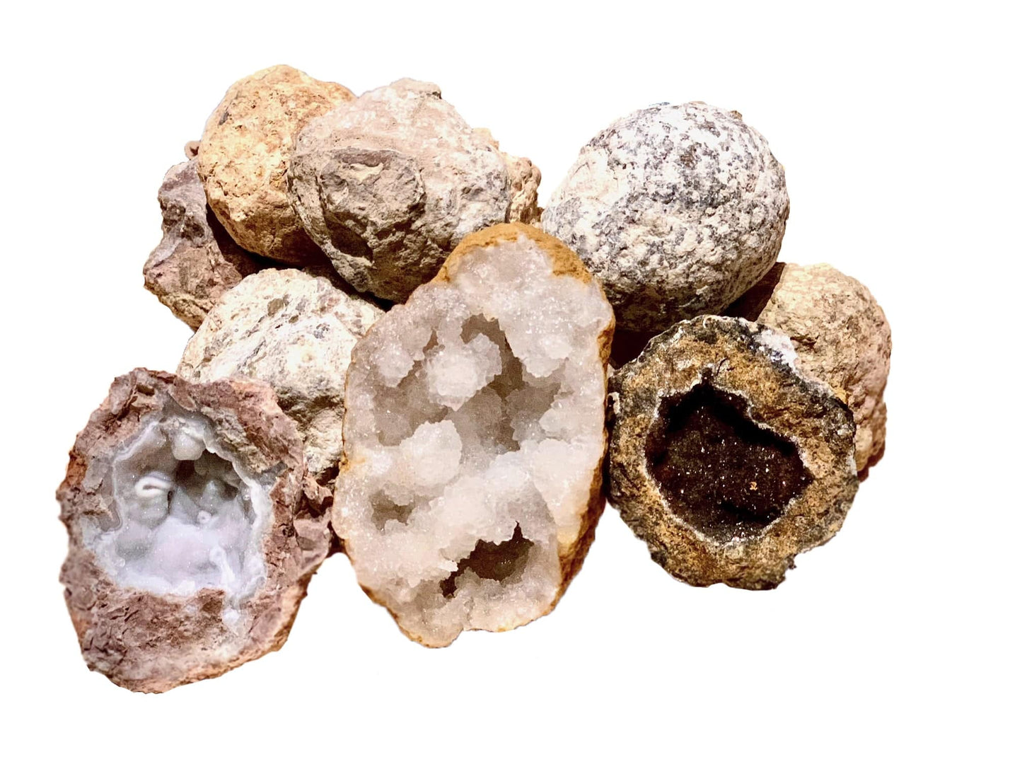 Large Break Your Own Geodes High Quality Kit 12 Whole Geodes