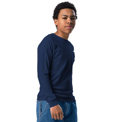 Cross Embroidered Youth Long Sleeve Tee
